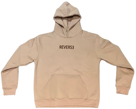 REVERS3 Faith not Fear Sand hoodie