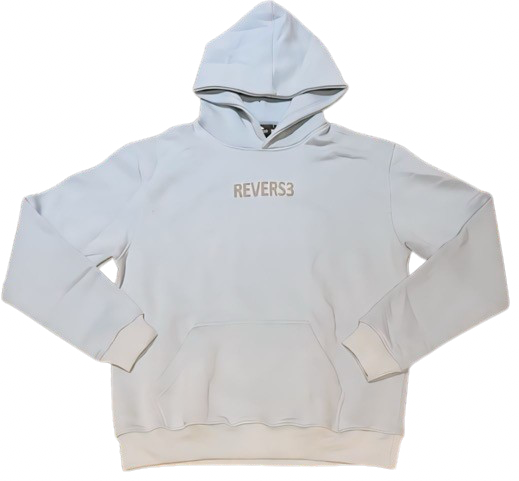 REVERS3 Faith not By Fear Pastel Blue Hoodie