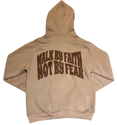 *LIMITED- NO QUOTE* Faith not By Fear Revers3 Sand Hoodie